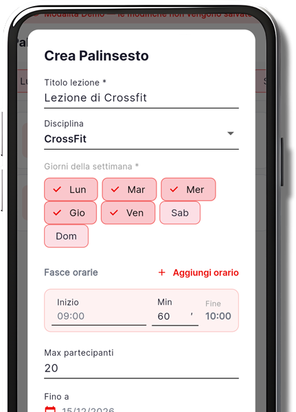 Crea palinsesto