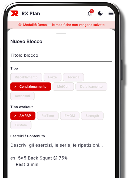 Crea blocco